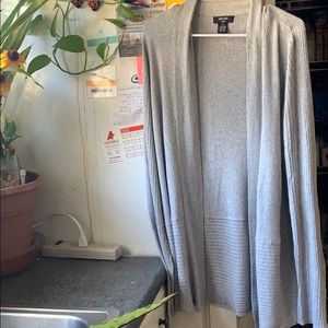Sparkling gray cardigan
